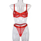 Mesh Stitching Ladies Sexy Lingerie Set