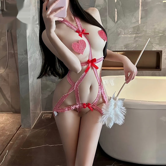 Sexy Open Crotch Jumpsuit Lingerie