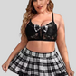French Daina Schoolgirl Roleplay Costumes with Luxury Panty Gift
