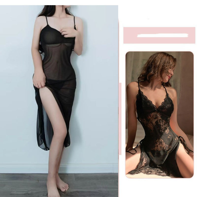 Perspective Sexy Lingerie Small Breasted Woman