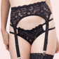 Seductive Black Lace Garter Belt