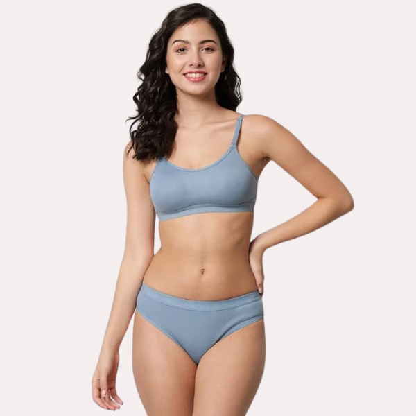 Wire-Free Women's Sports Bra Panty Set (2 pack)