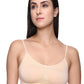 "Comfort" Beige Thin Straps Sports Bra