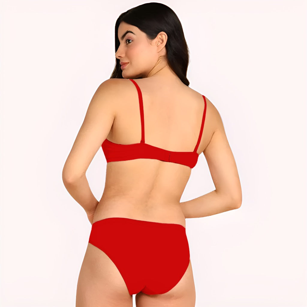 Cozy Cotton Intimates Bra Panty Set (2 pack)