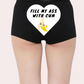 Naughty text on Personalized Panty for Her