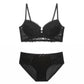 Thin Summer Lace Ultra Thin Anti Drop Small Bra Set