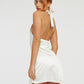 Flirty Satin: A Shining silk Mini Dress