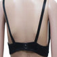 "Hushh" Black Floral Lace Smooth Wirefree Bra