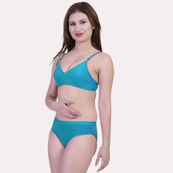 Women's Non-Padded Bra Panty Set (2 pack)