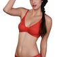 Comfy Red Cotton Everyday Bra Panty Set
