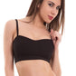 Longline Cozy Black Seamless Cage Bra